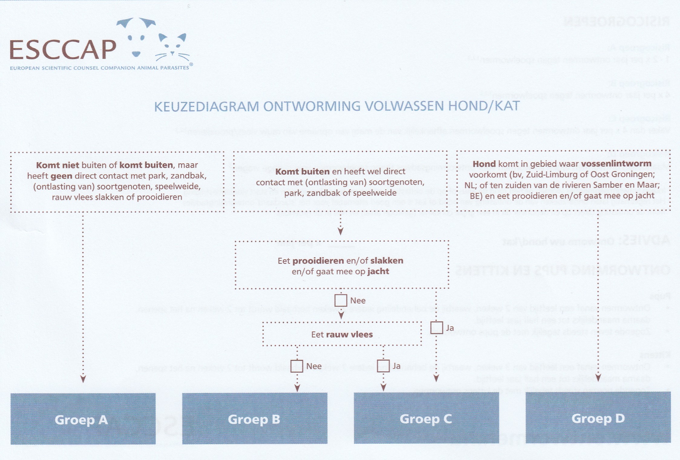 ESCCAP ontwormingsschema 1